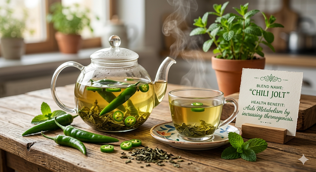 Green Chili Green Tea
